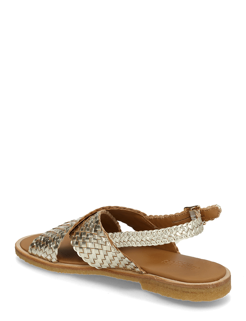ANGULUS - Sandals - flat - open toe - op - flade sandaler - 3612 gold braid - 2