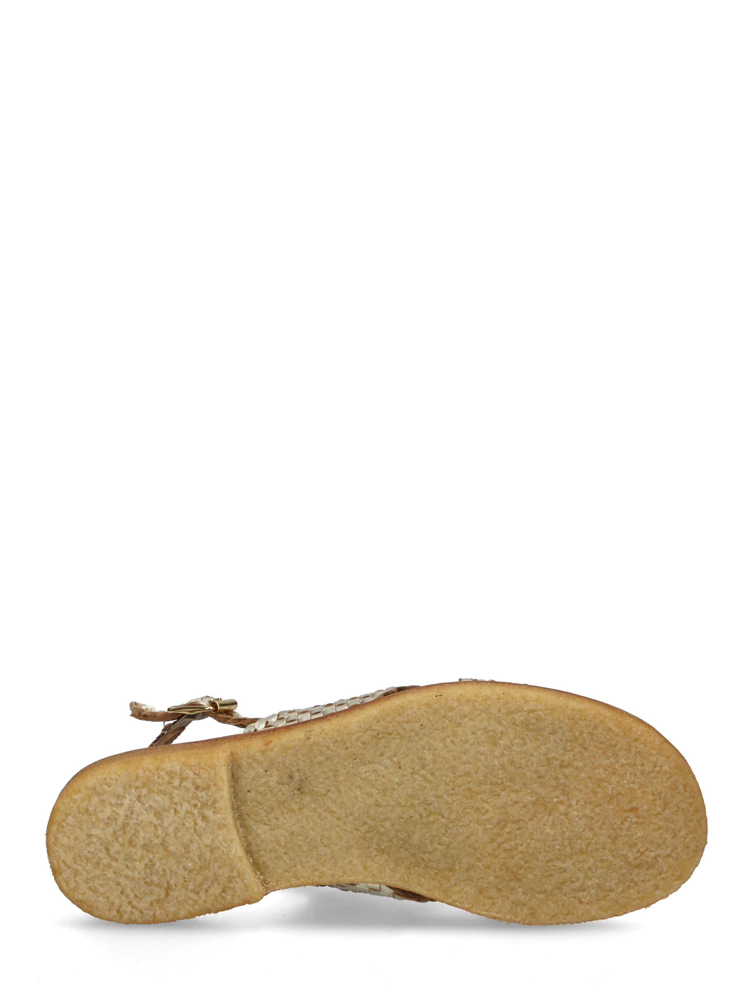 ANGULUS - Sandals - flat  - open toe - op - flat sandals - 3612 gold braid - 4