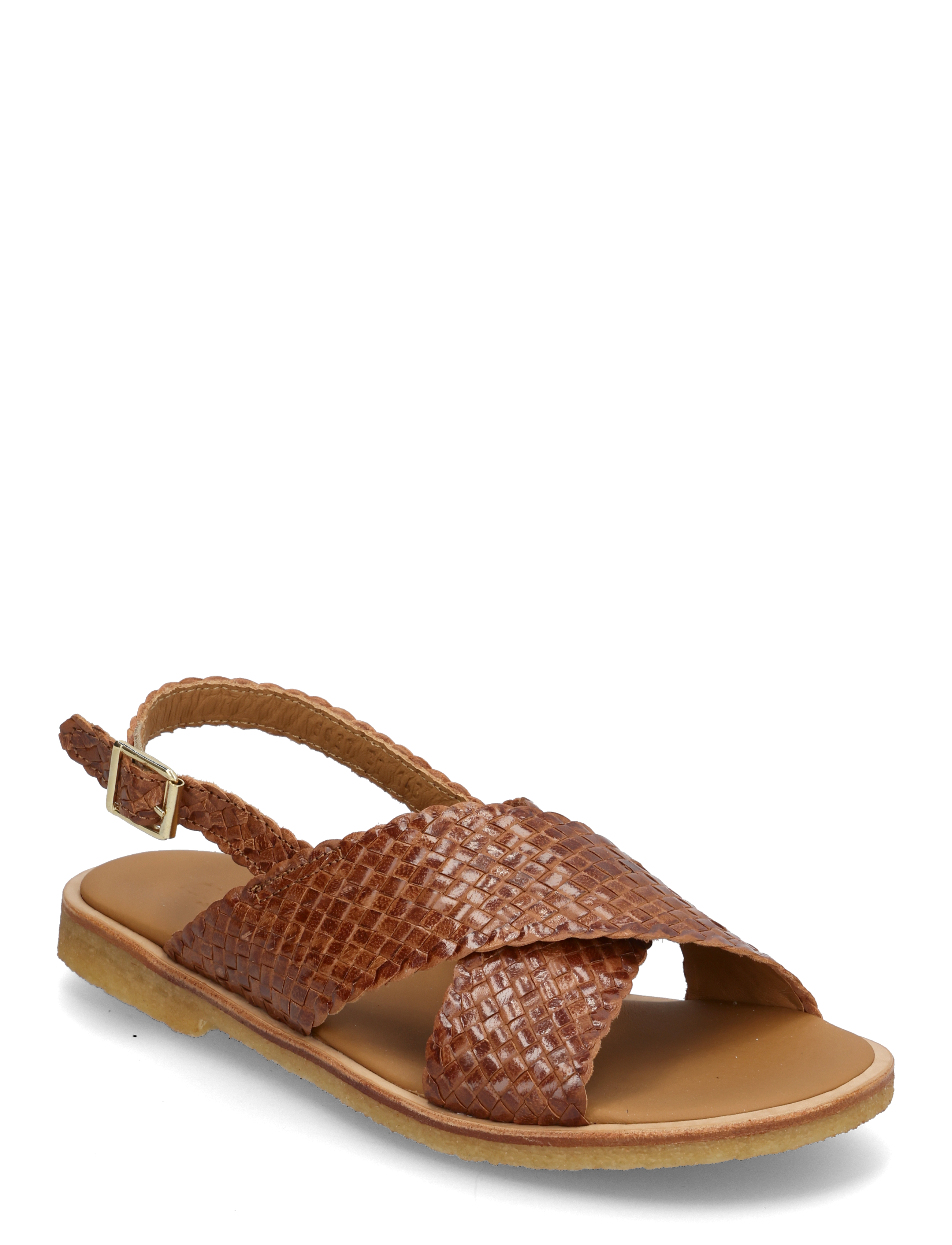 ANGULUS Sandals - flat  - open toe - op - ANGULUS - 3614 TAN BRAID / brown