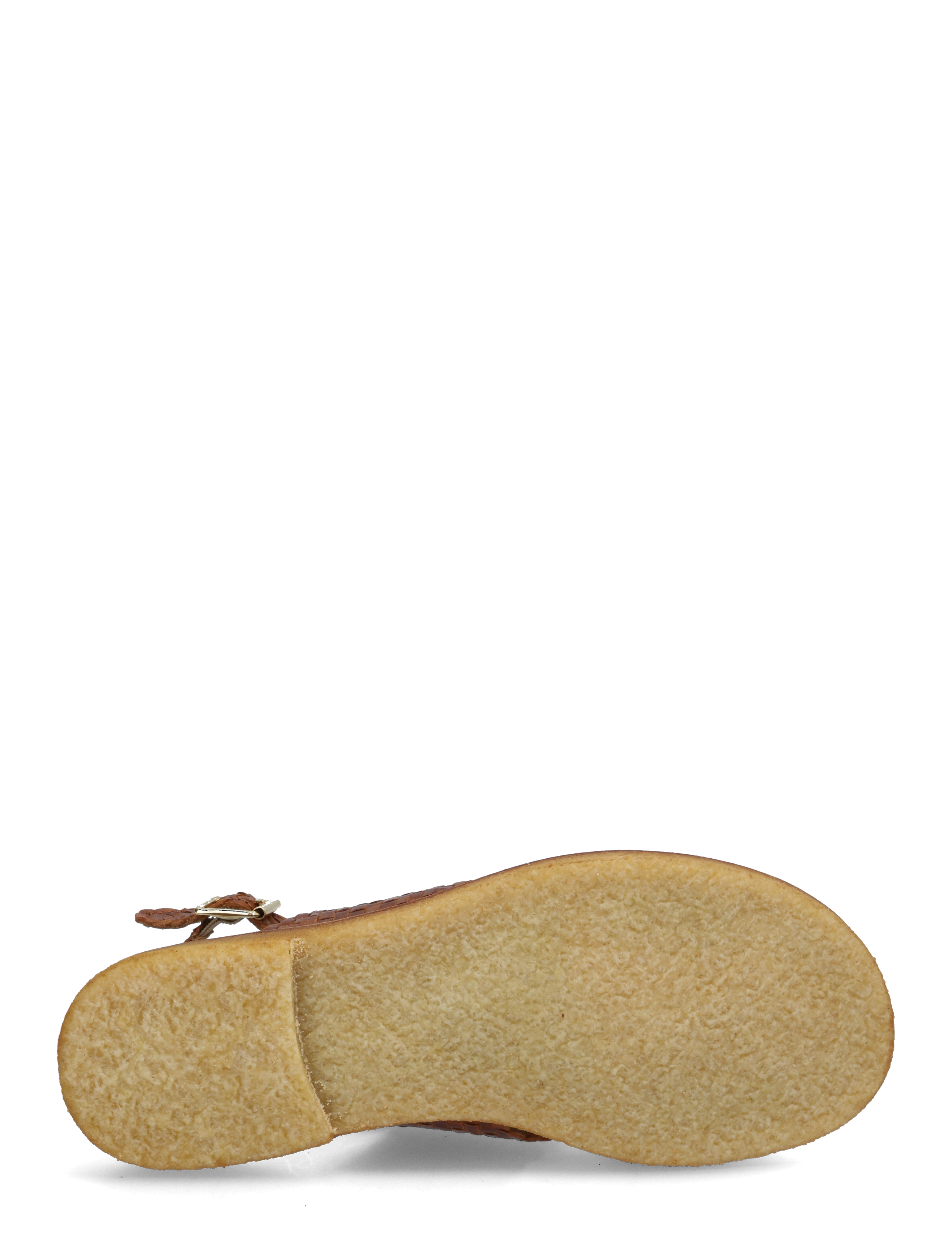ANGULUS - Sandals - flat  - open toe - op - platta sandaler - 3614 tan braid - 4