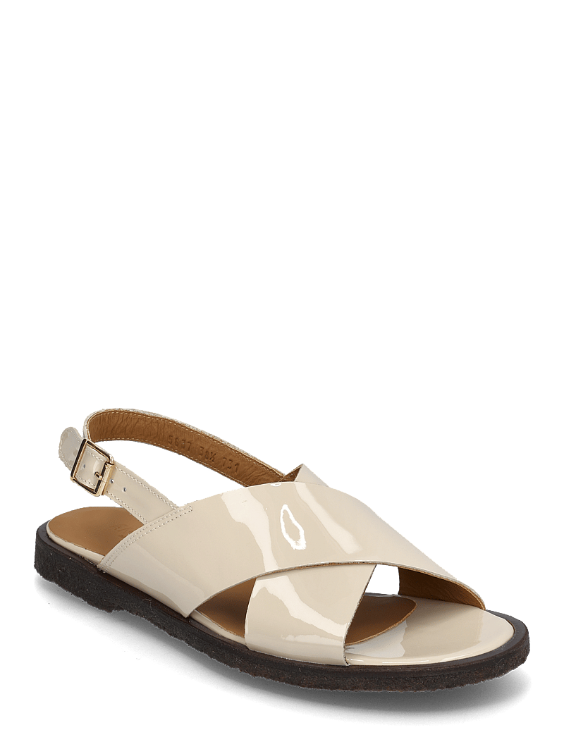 ANGULUS - Sandals - flat - open toe - op - flache sandalen - 2807 beige - 0