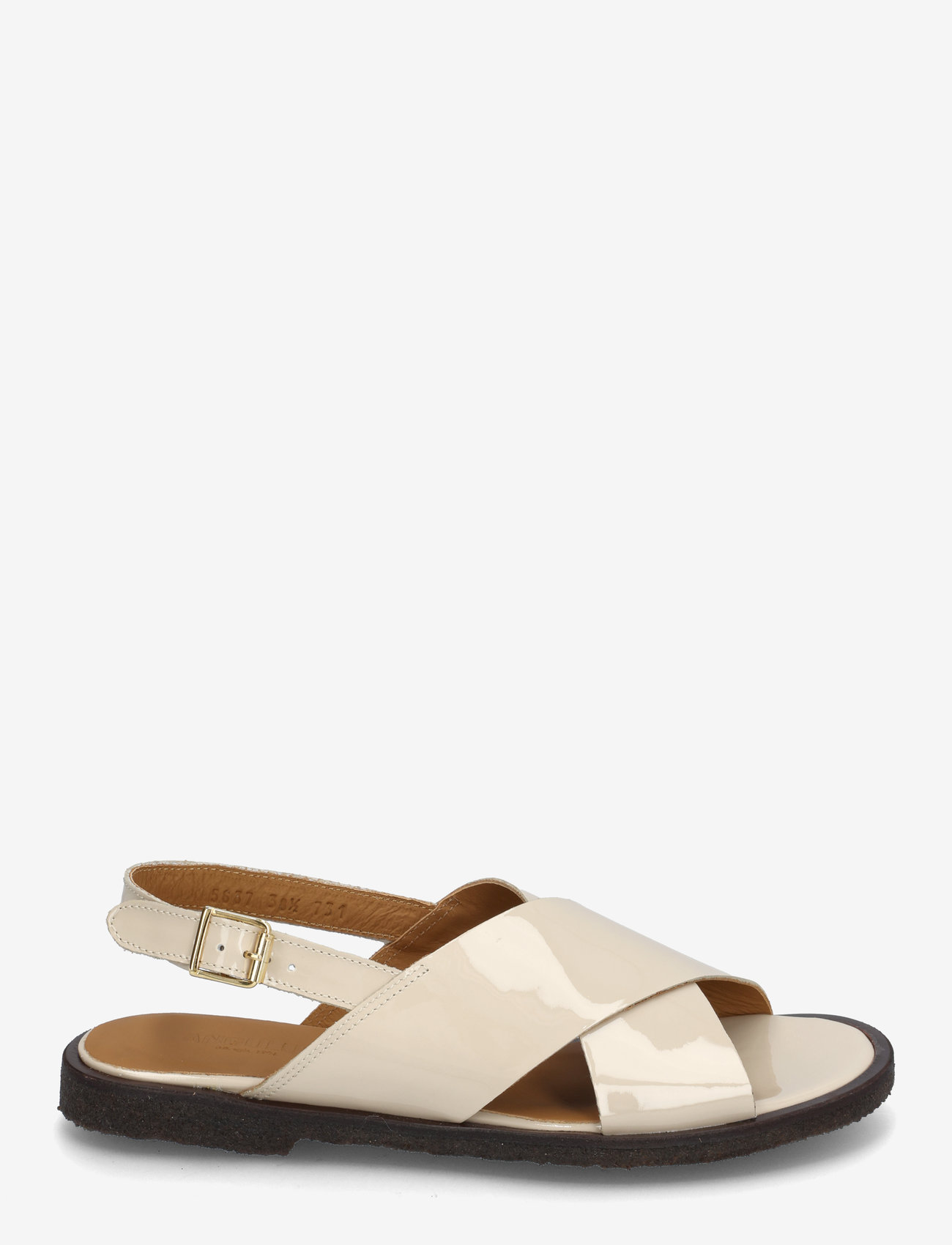 ANGULUS - Sandals - flat  - open toe - op - flache sandalen - 2807 beige - 1