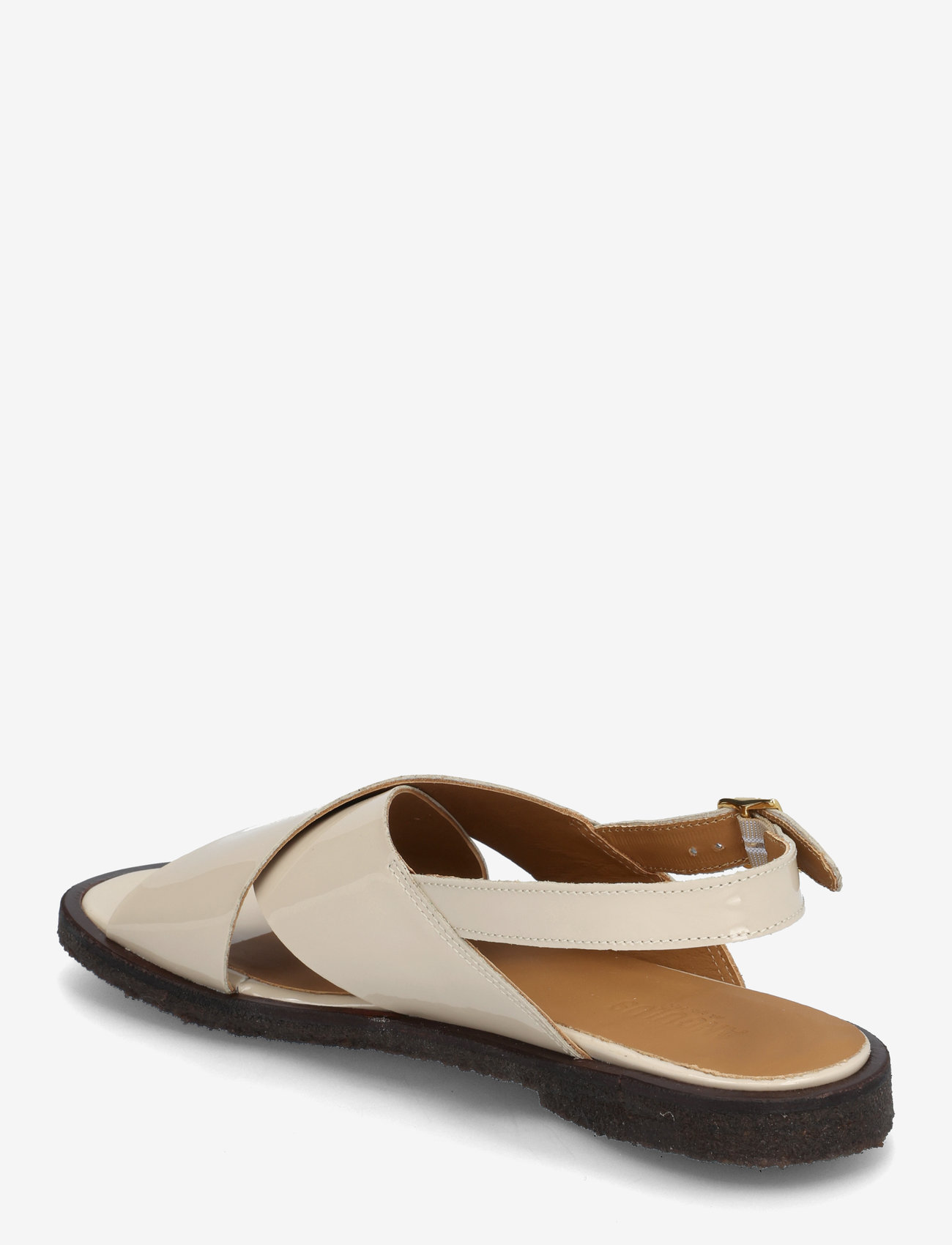 ANGULUS - Sandals - flat  - open toe - op - flache sandalen - 2807 beige - 2