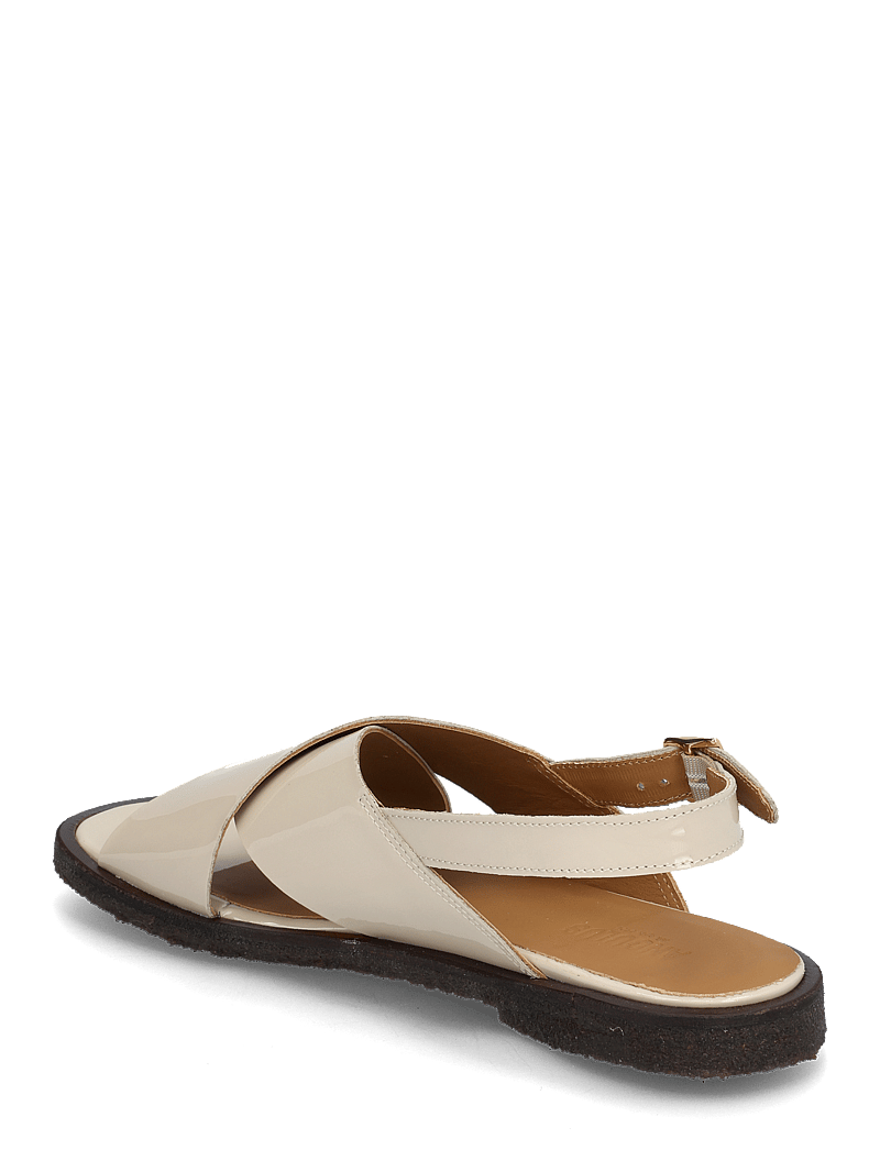 ANGULUS - Sandals - flat - open toe - op - flache sandalen - 2807 beige - 2