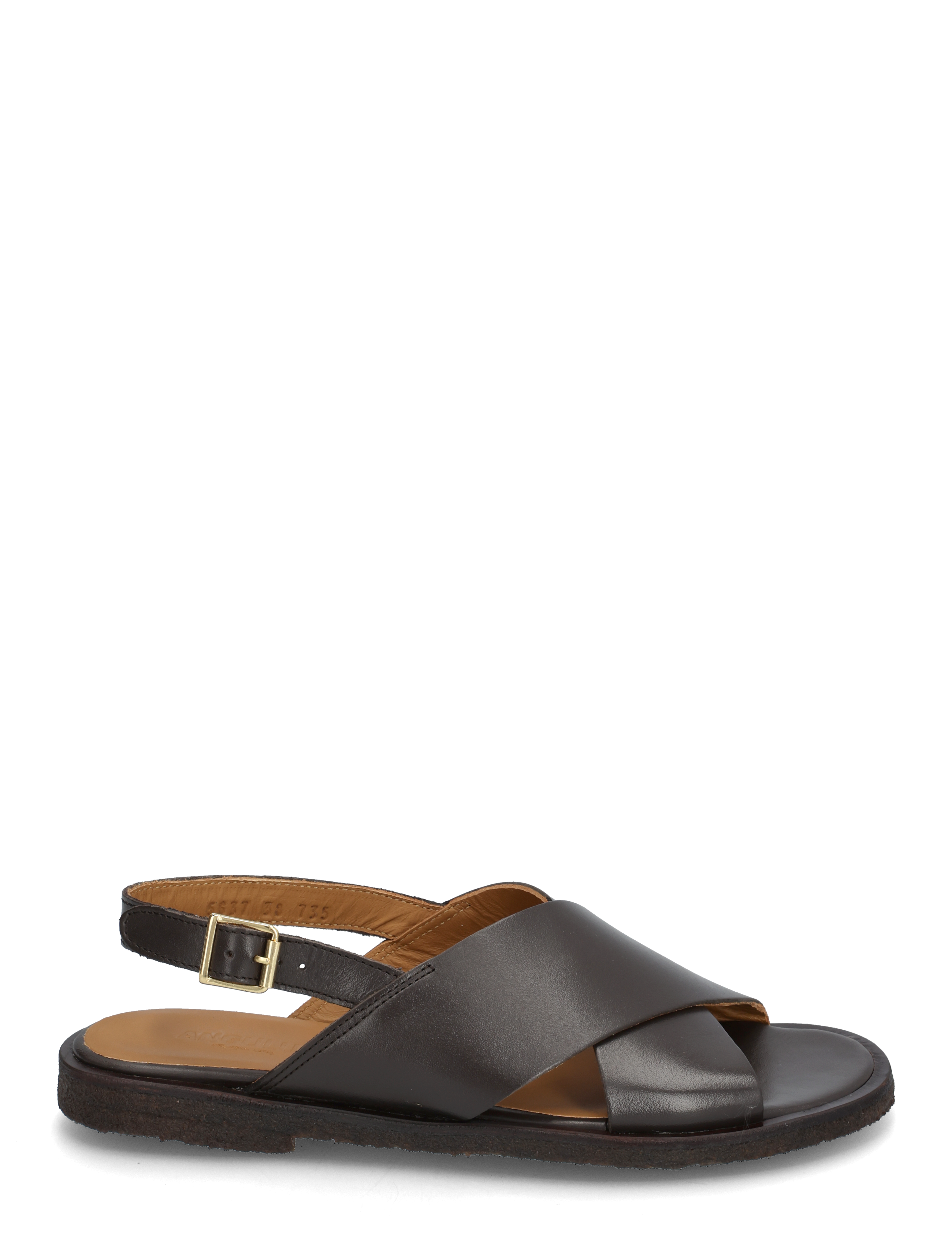 ANGULUS - Sandals - flat  - open toe - op - 3639 dark brown - 2