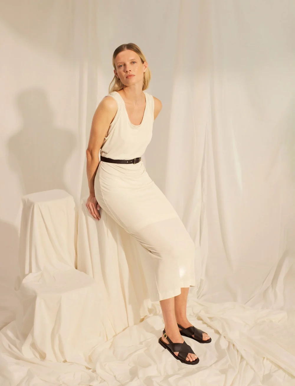 ANGULUS - Sandals - flat  - open toe - op - platte sandalen - 3639 dark brown - 0