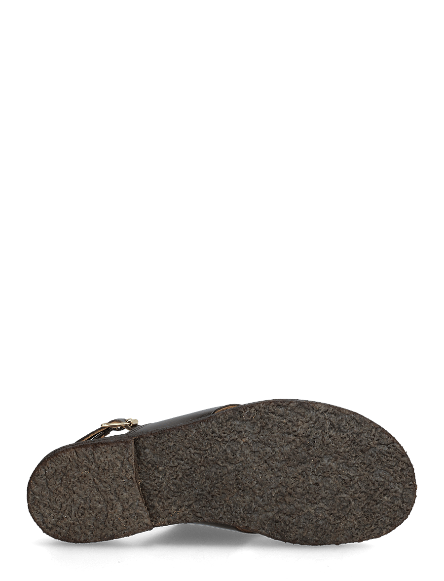 ANGULUS - Sandals - flat - open toe - op - flat sandals - 3639 dark brown - 5