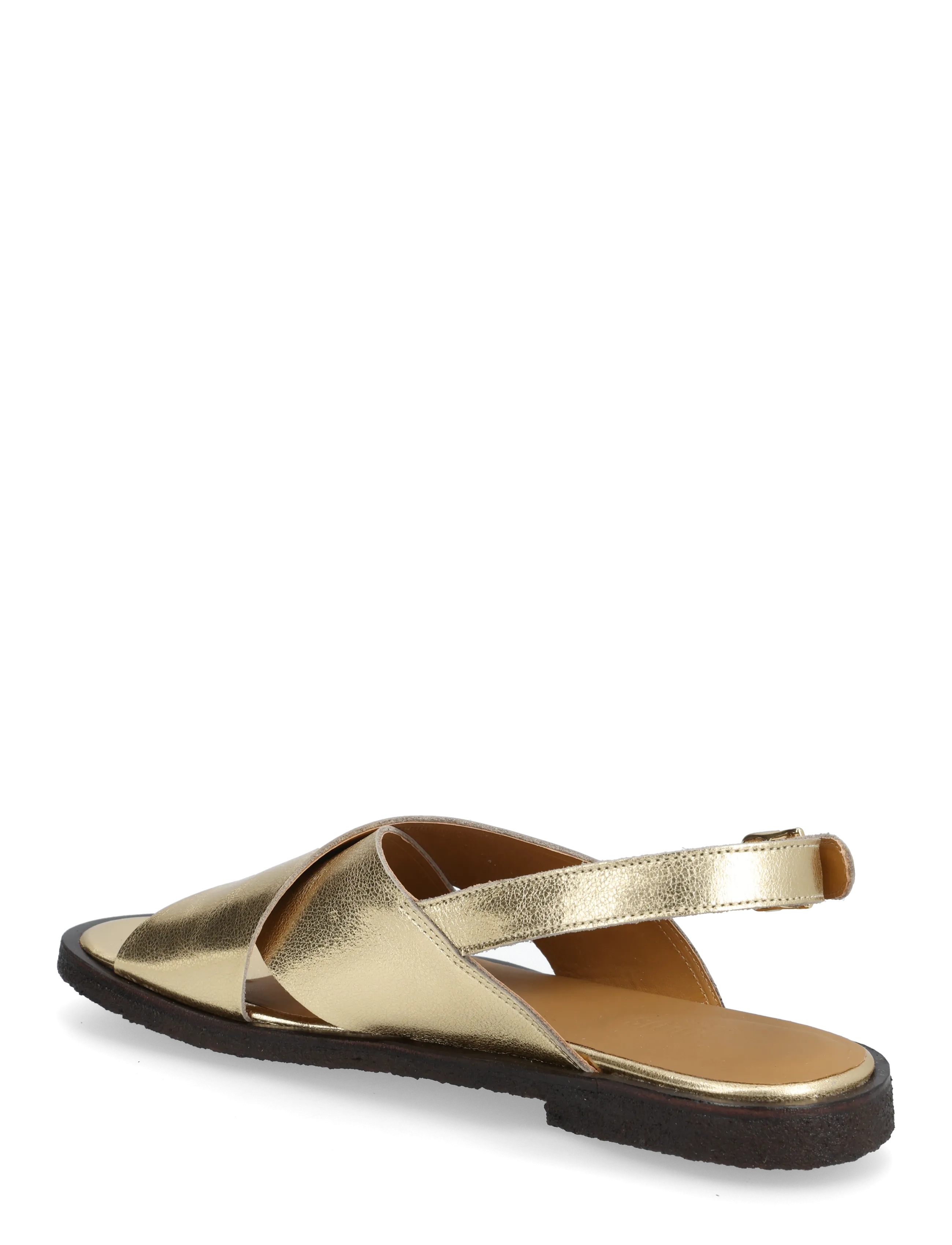 ANGULUS - Sandals - flat - open toe - op - flache sandalen - 3643 gold - 2