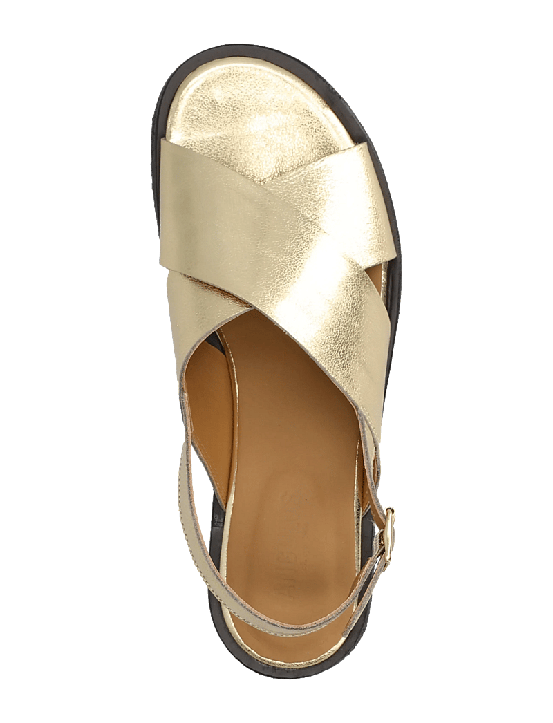 ANGULUS - Sandals - flat - open toe - op - flade sandaler - 3643 gold - 3