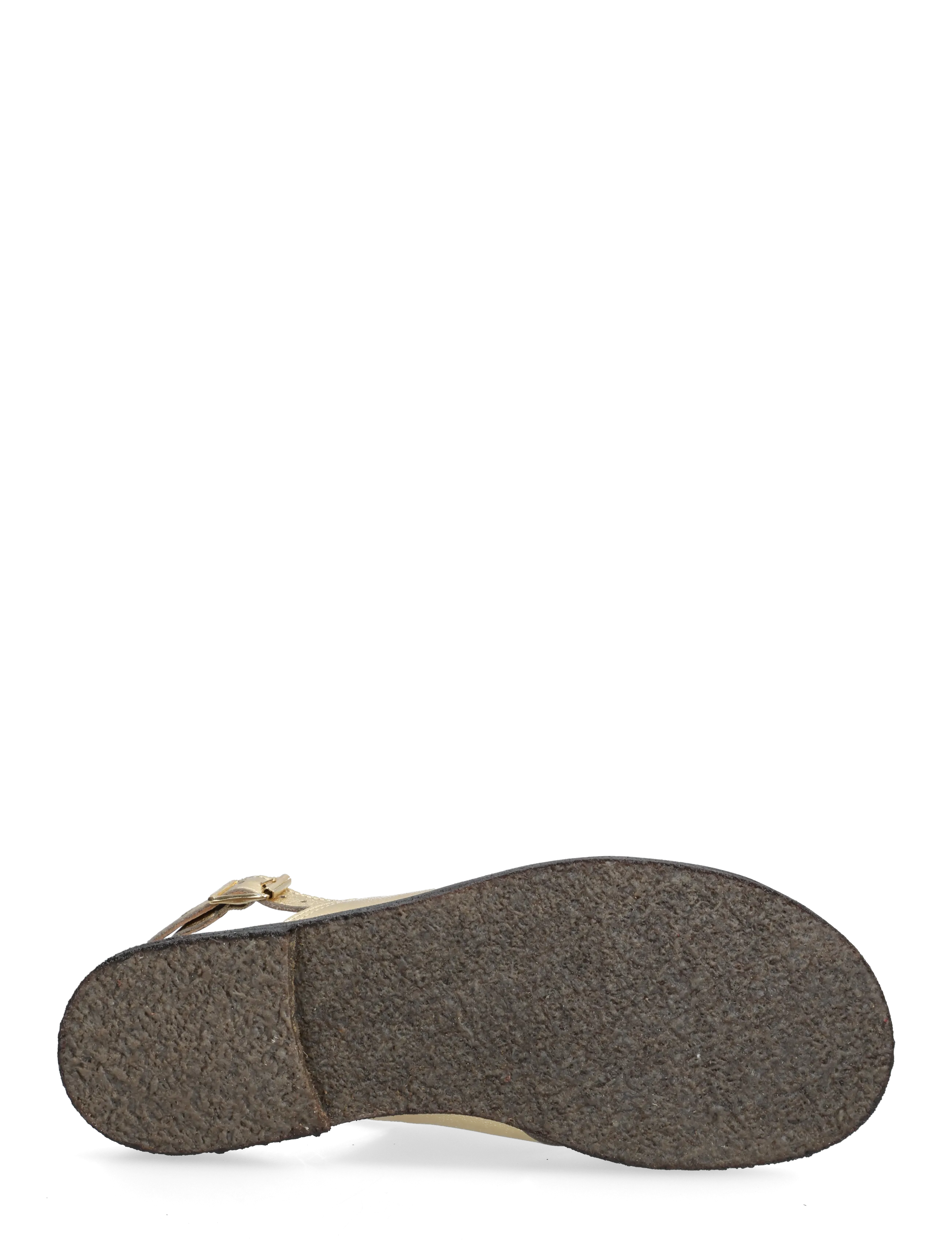 ANGULUS - Sandals - flat  - open toe - op - flache sandalen - 3643 gold - 4