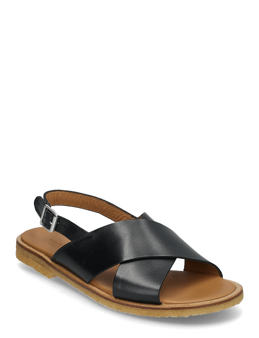 ANGULUS - Sandals - flat - open toe - op - 1785 black - 0