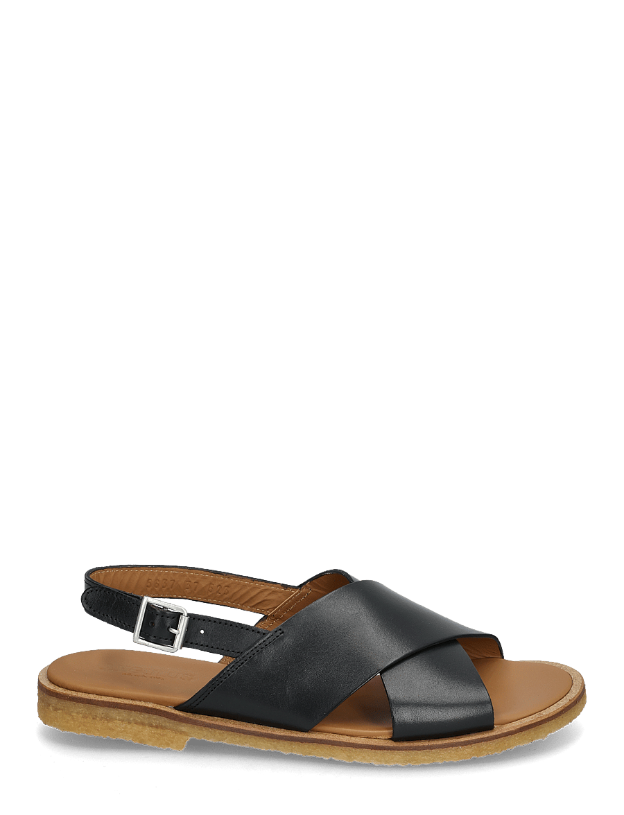 ANGULUS - Sandals - flat - open toe - op - 1785 black - 1