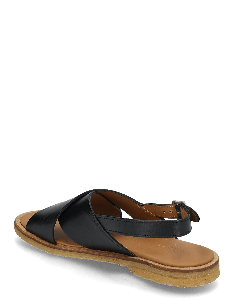 ANGULUS - Sandals - flat - open toe - op - 1785 black - 2