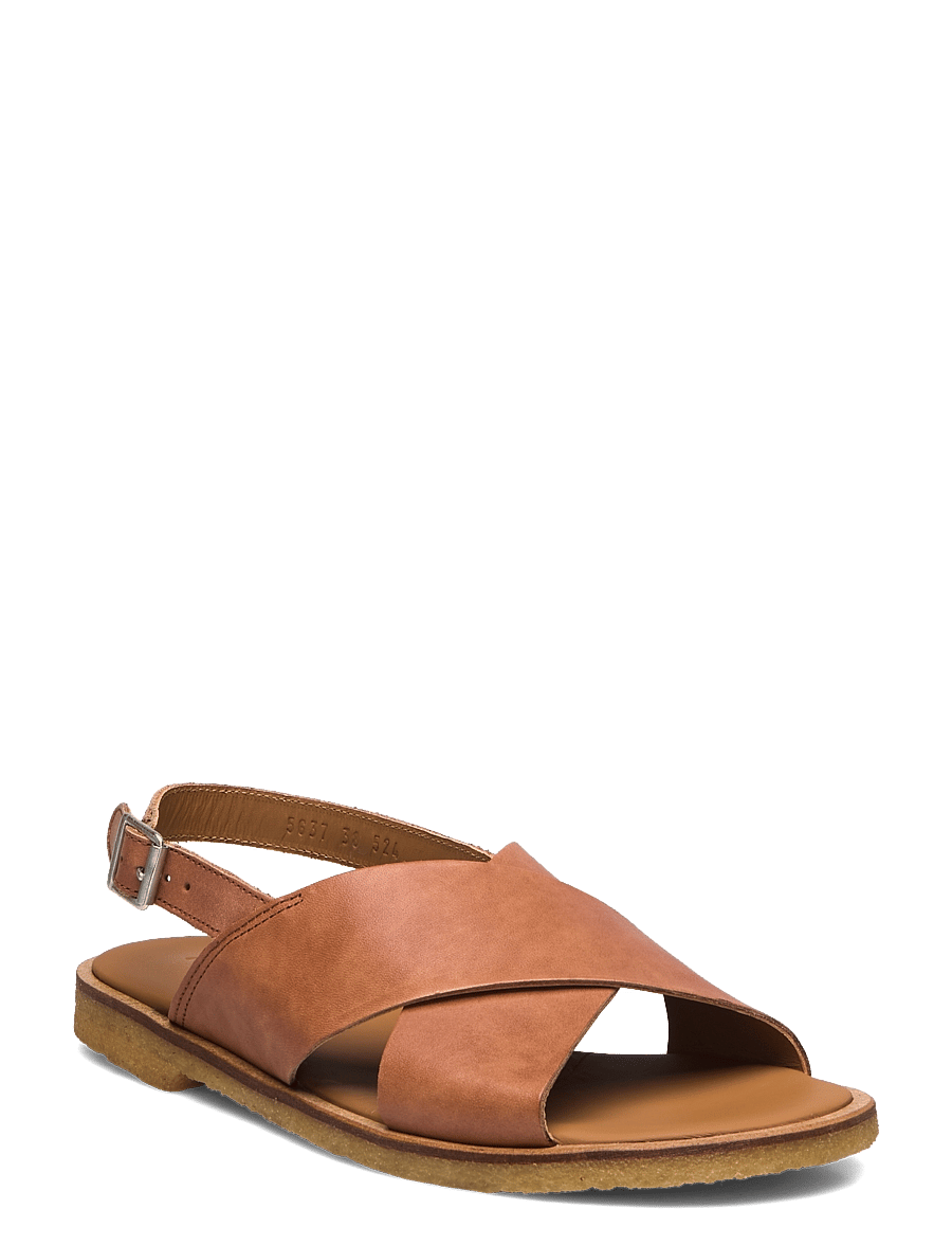 ANGULUS - Sandals - flat - open toe - op - 1789 tan - 0