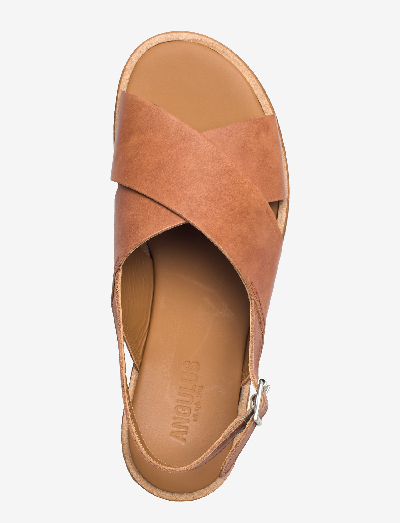 ANGULUS - Sandals - flat  - open toe - op - flache sandalen - 1789 tan - 3