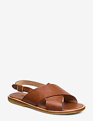 ANGULUS - Sandals - flat - open toe - op - platte sandalen - 1789 tan - 1