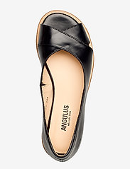ANGULUS - Sandals - flat - open toe - clo - matalat sandaalit - 1835/001 black/black - 3