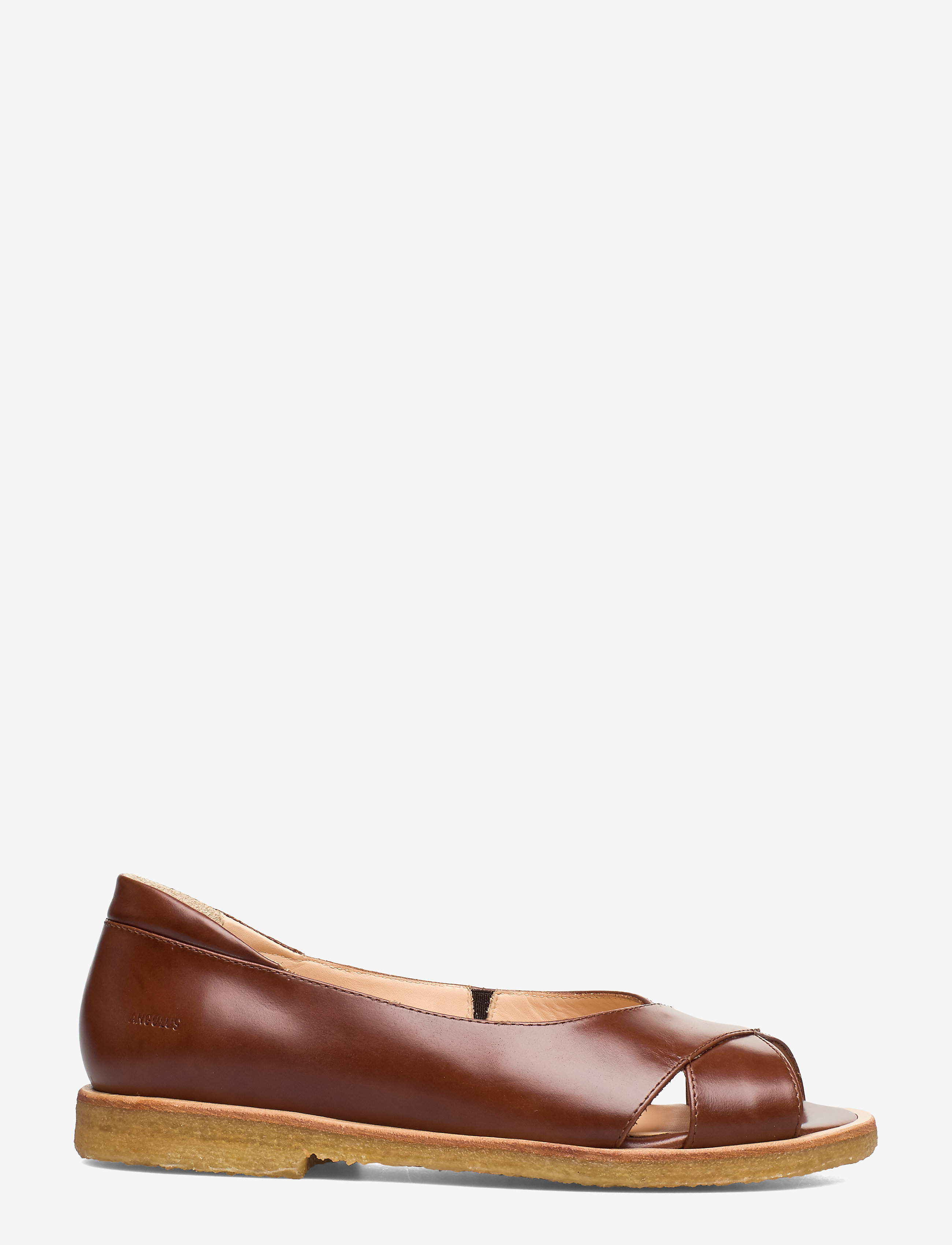 ANGULUS - Sandals - flat - open toe - clo - matalat sandaalit - 1837/002 brown/dark brown - 1