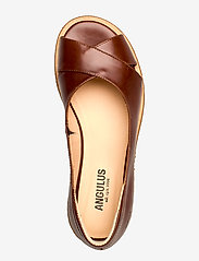 ANGULUS - Sandals - flat - open toe - clo - platte sandalen - 1837/002 brown/dark brown - 3