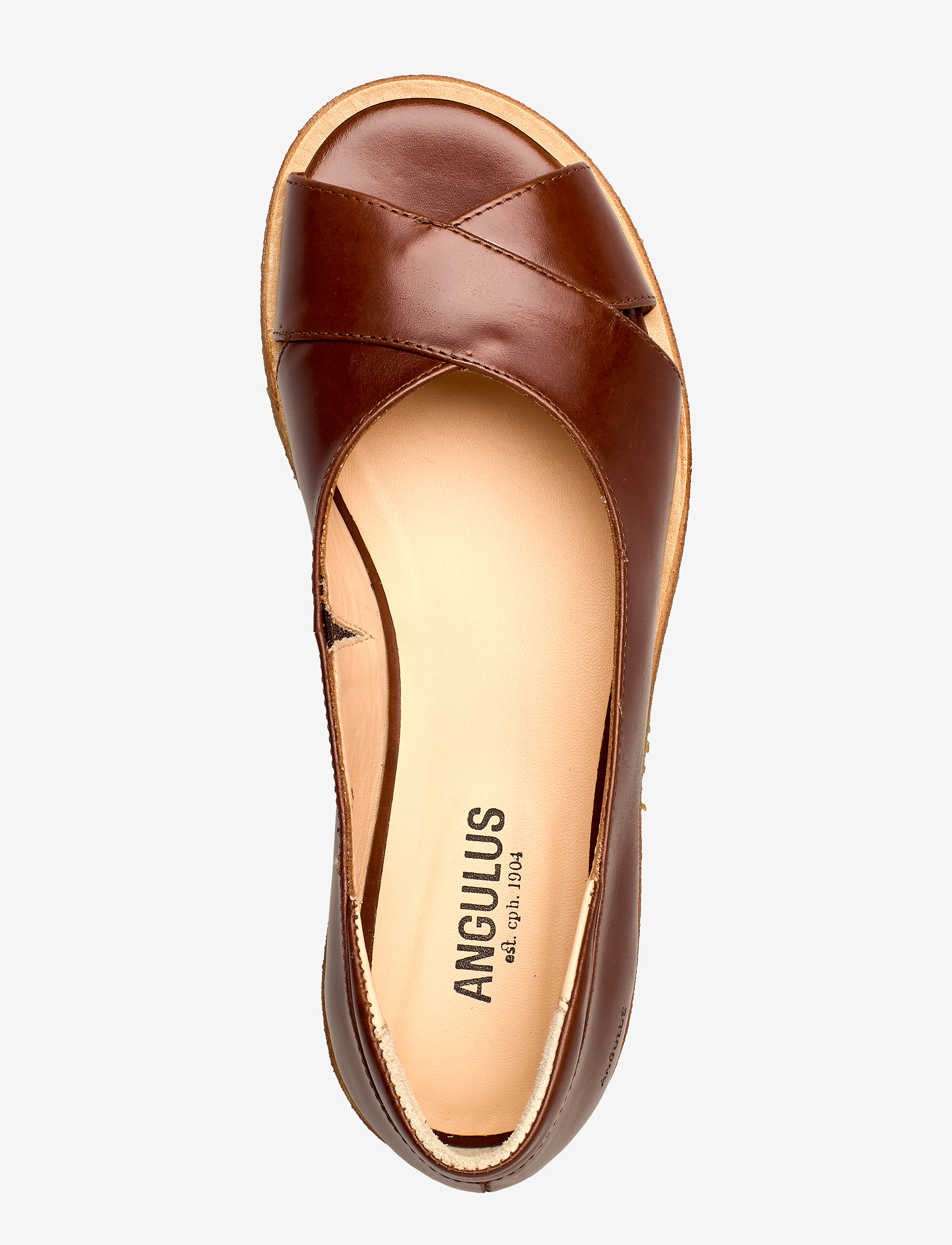 ANGULUS - Sandals - flat - open toe - clo - matalat sandaalit - 1837/002 brown/dark brown - 3