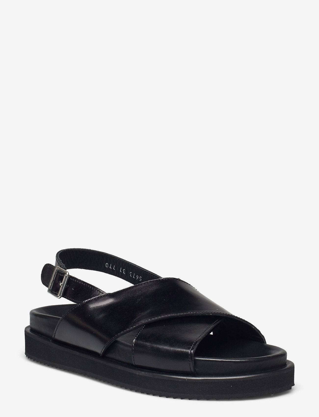 ANGULUS - Sandals - flat - open toe - op - matalat sandaalit - 1604/1835 black - 0