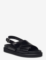 Sandals - flat - open toe - op - 1604/1835 BLACK