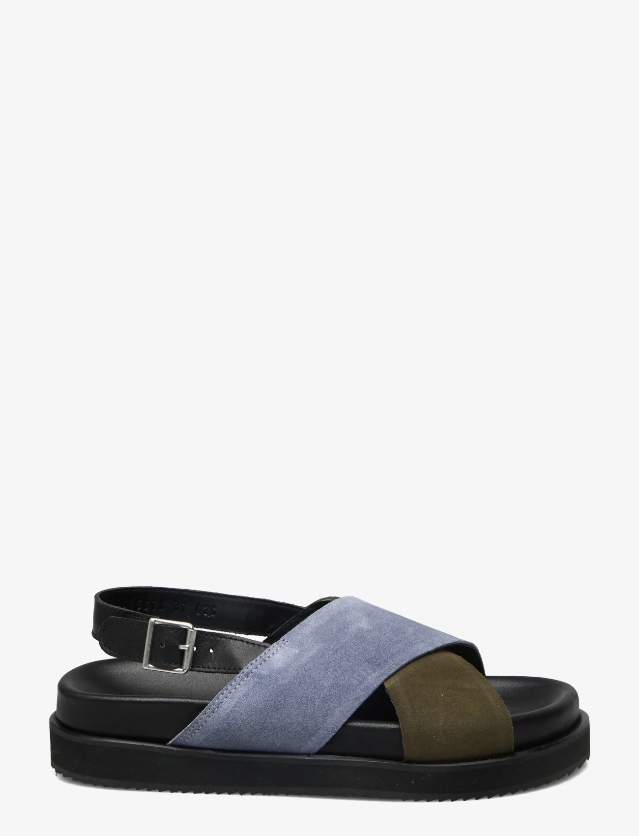 ANGULUS - Sandals - flat - open toe - op - platte sandalen - 1604/2244/2242 black/green/lig - 1