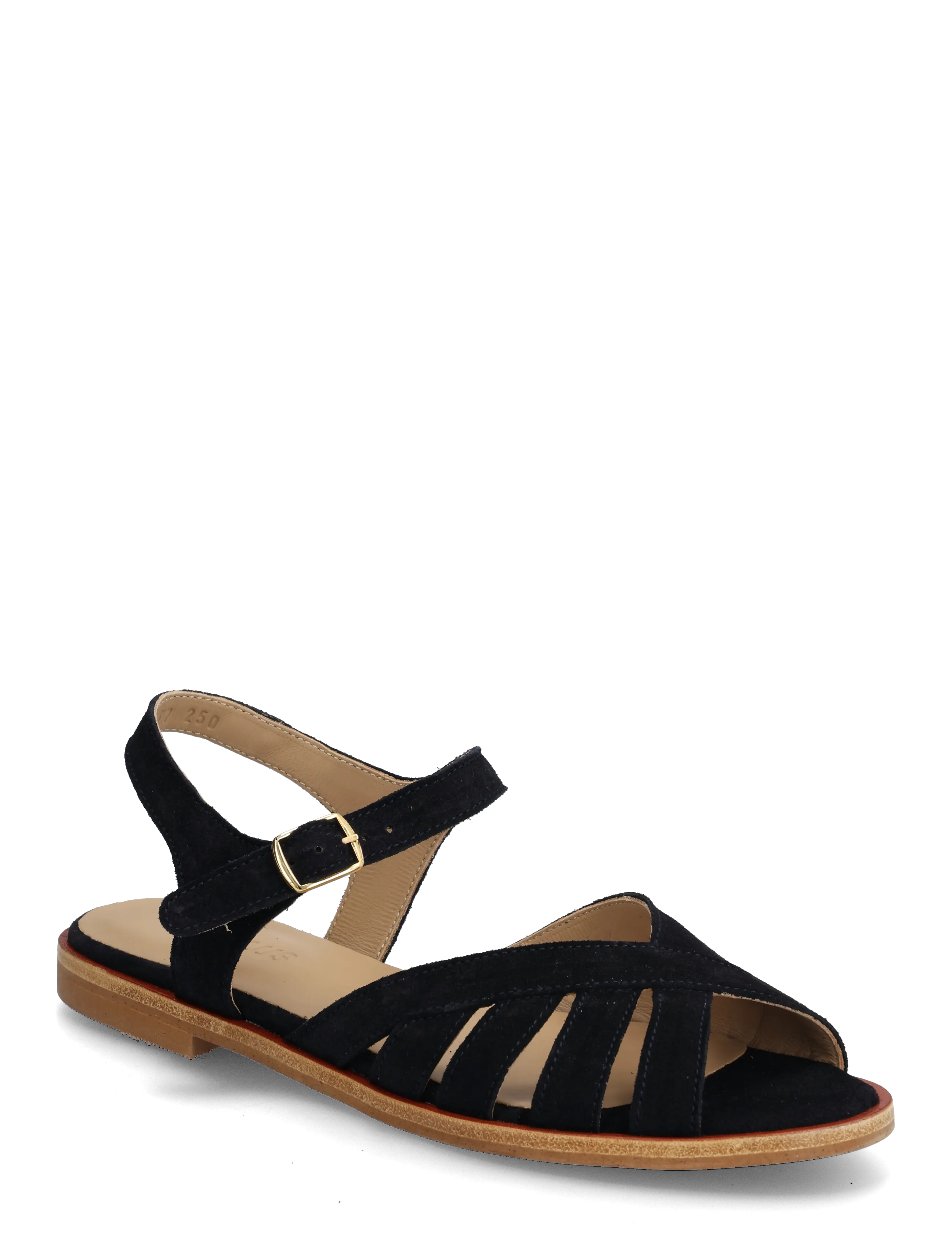 ANGULUS Sandals - Flat - Open Toe - Op, 39.5, Navy, Sandaler > Flade Sandals, Dame