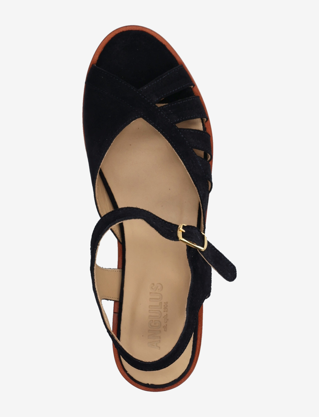 ANGULUS - Sandals - flat  - open toe - op - flat sandals - 1778 navy - 3