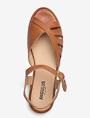 ANGULUS - Sandals - flat - open toe - op - flache sandalen - 1789 tan - 3