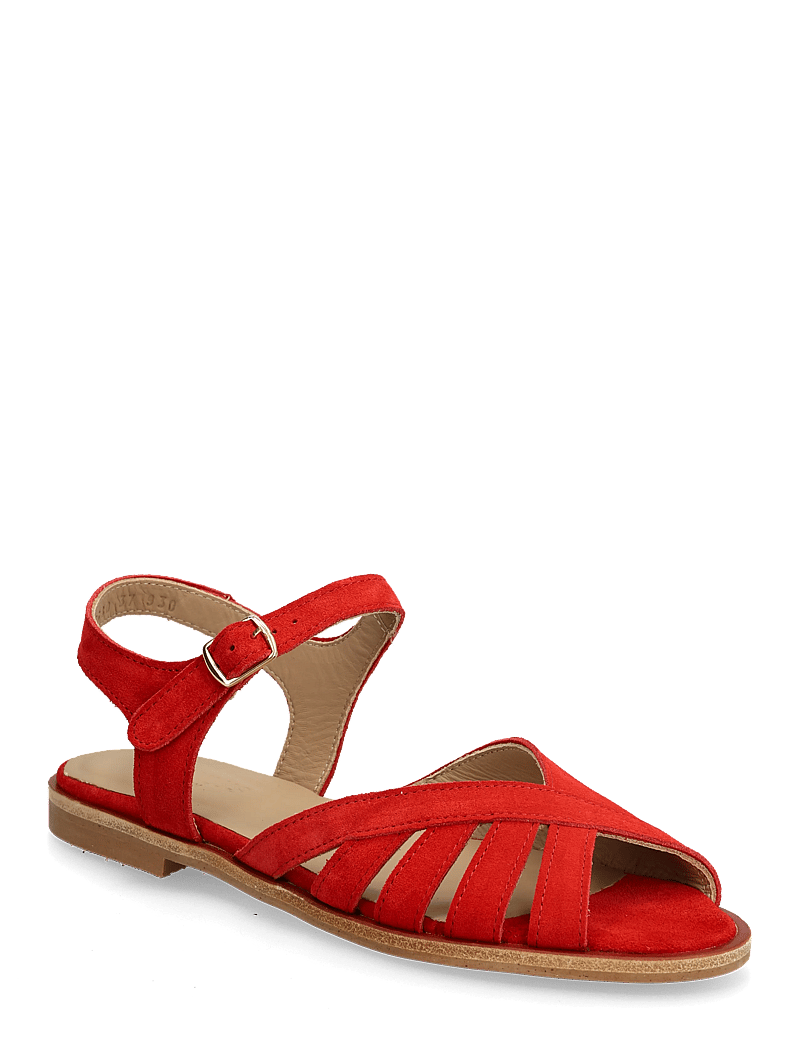ANGULUS - Sandals - flat - open toe - op - flade sandaler - 4608 red coral - 0