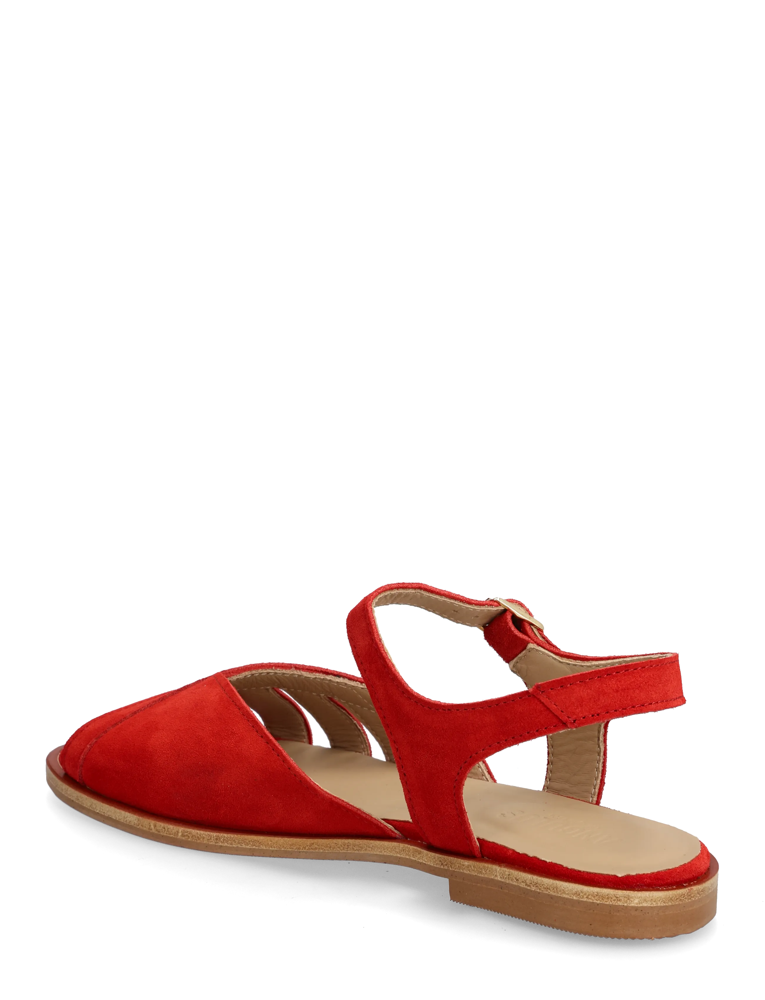 ANGULUS - Sandals - flat  - open toe - op - kontsata sandaalid - 4608 red coral - 2