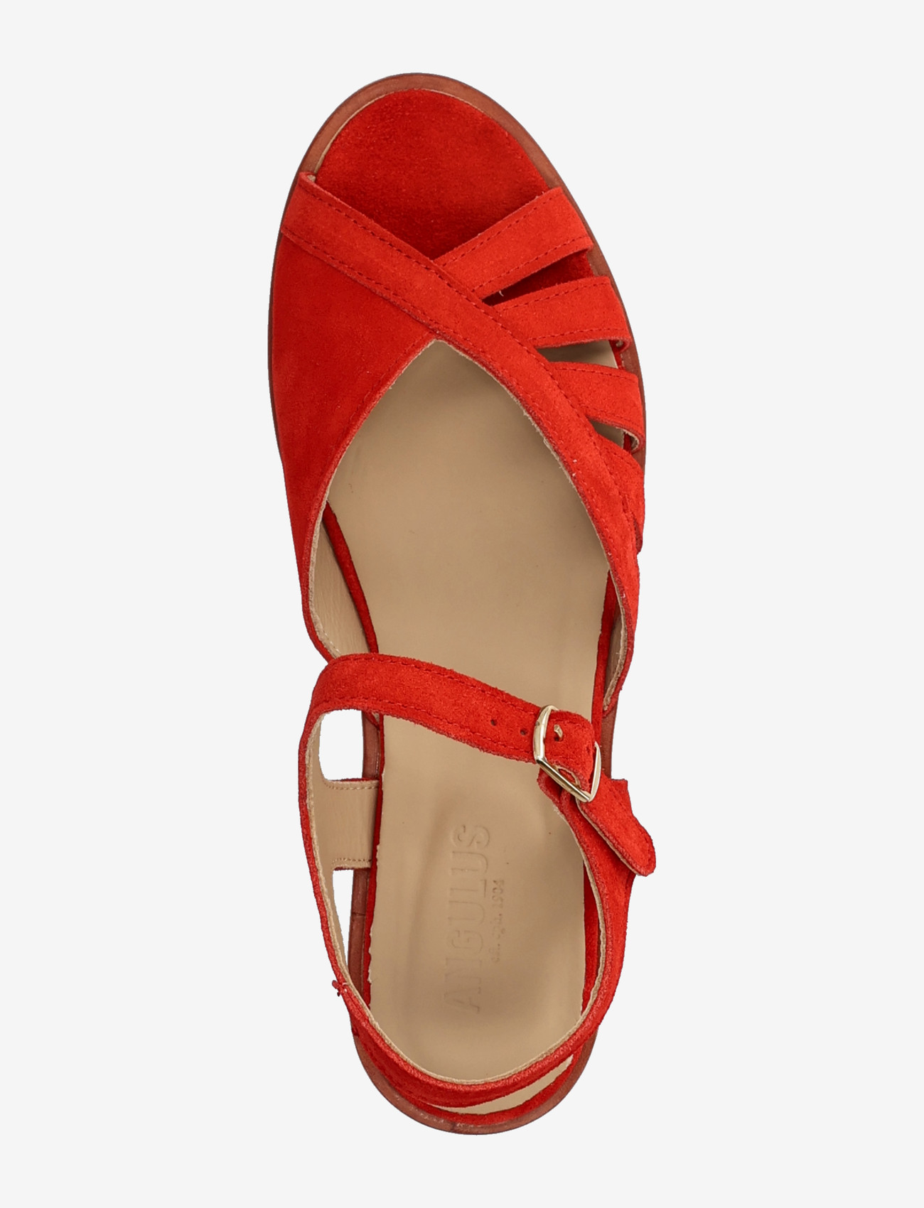ANGULUS - Sandals - flat  - open toe - op - flade sandaler - 4608 red coral - 3