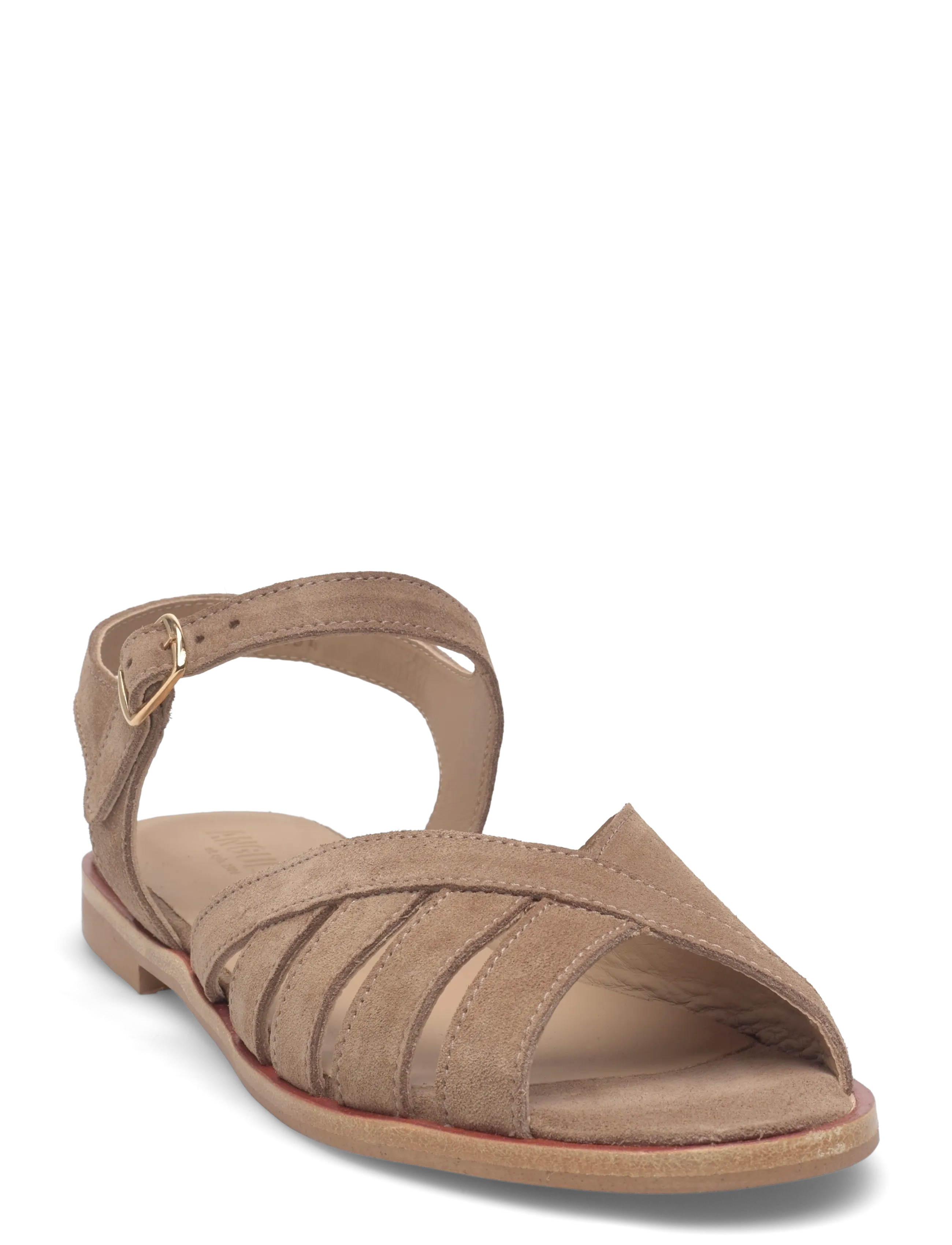 ANGULUS Sandals Flat Open Toe Op, 38.5, Sandals, Beige - Frauen