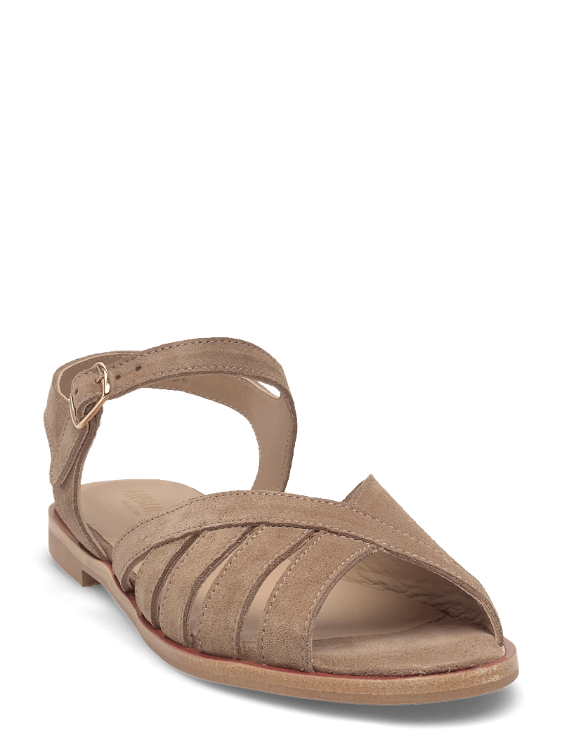 ANGULUS - Sandals - flat - open toe - op - flade sandaler - 4638 dessert - 0