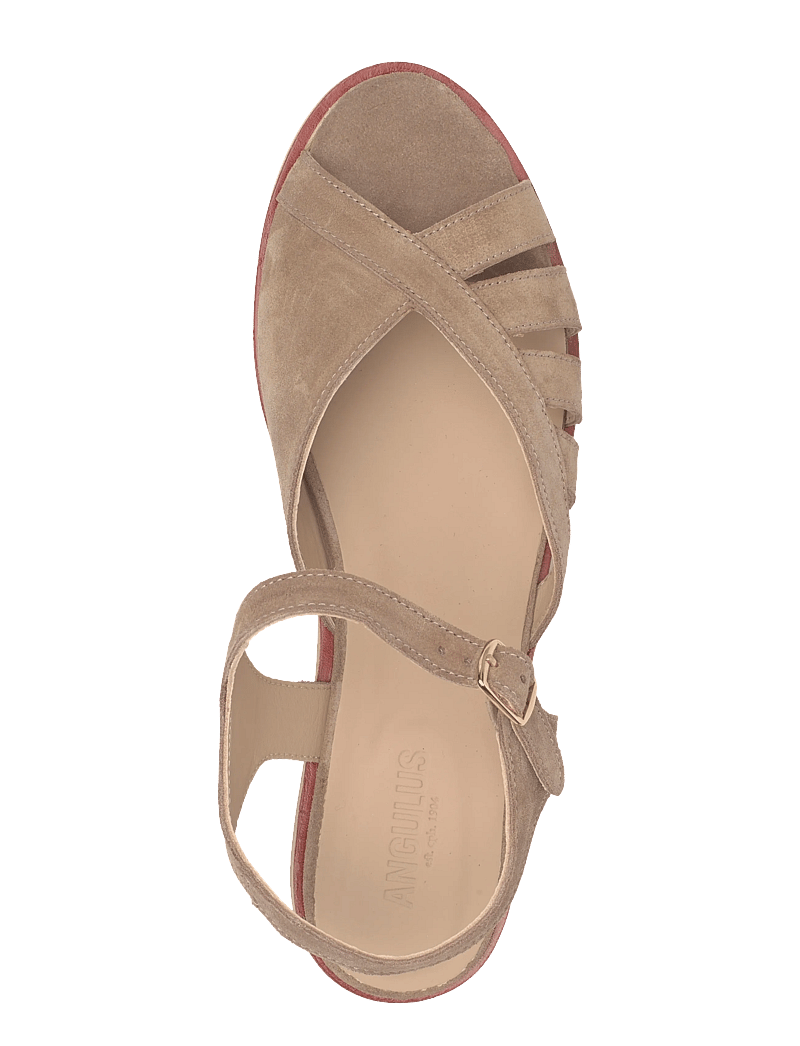 ANGULUS - Sandals - flat - open toe - op - flade sandaler - 4638 dessert - 3
