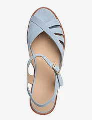 ANGULUS - Sandals - flat - open toe - op - flat sandals - 2832 light blue - 3