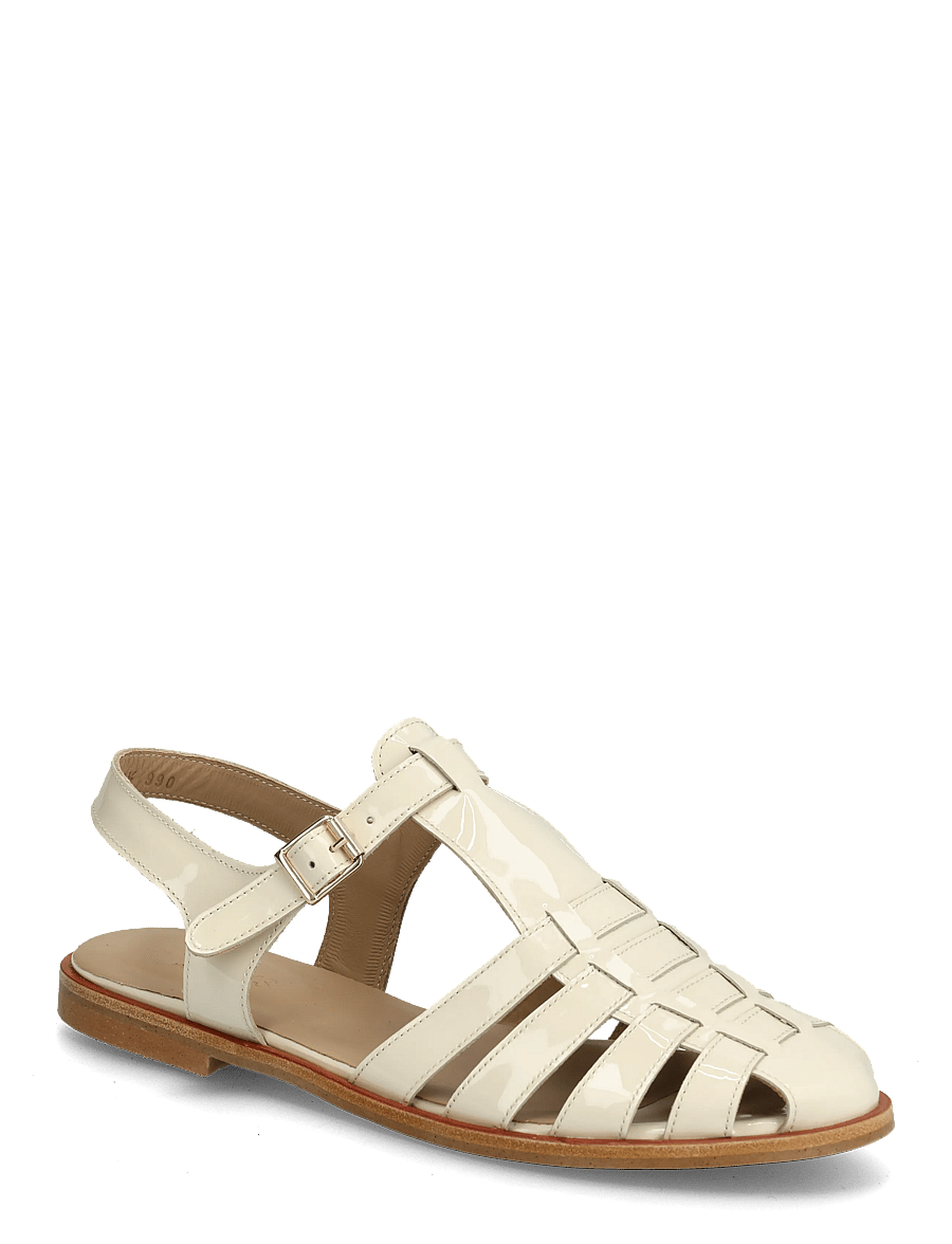 ANGULUS - Sandals - flat - closed toe - op - gladiatorsandaler - 2362 buttermilk - 0