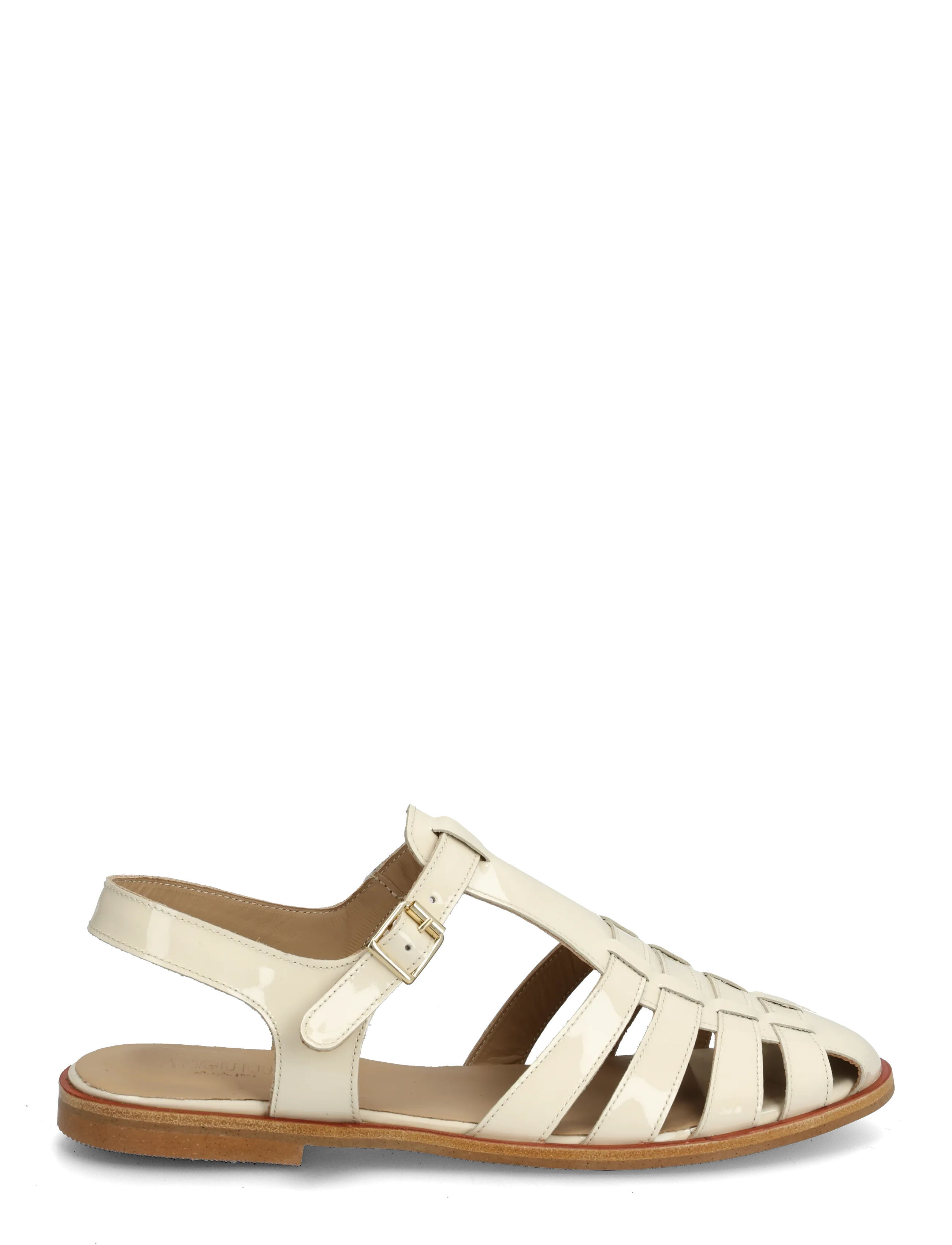 ANGULUS - Sandals - flat  - closed toe - op - gladiatorsandaler - 2362 buttermilk - 1
