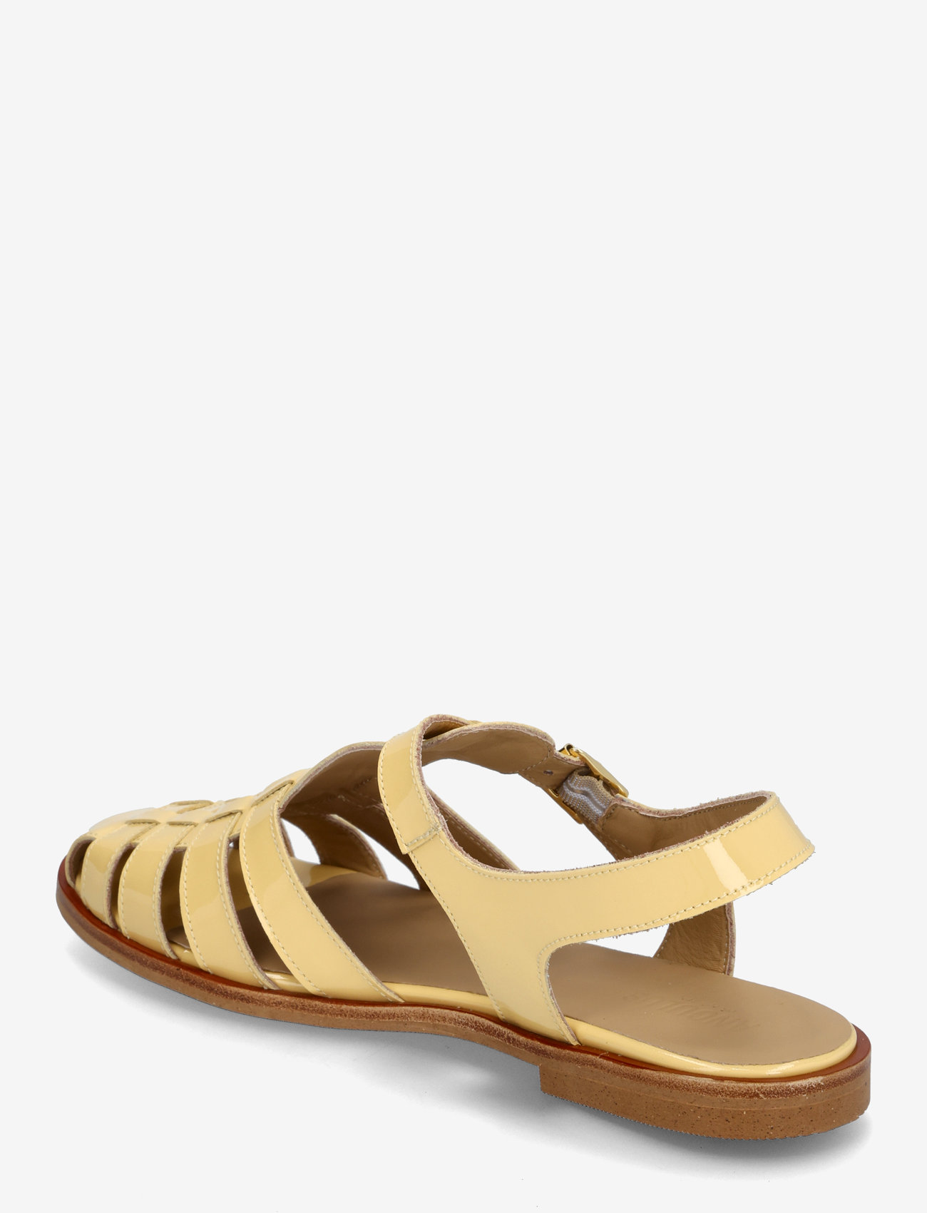 ANGULUS - Sandals - flat  - closed toe - op - flache sandalen - 3610 mellow yellow - 2