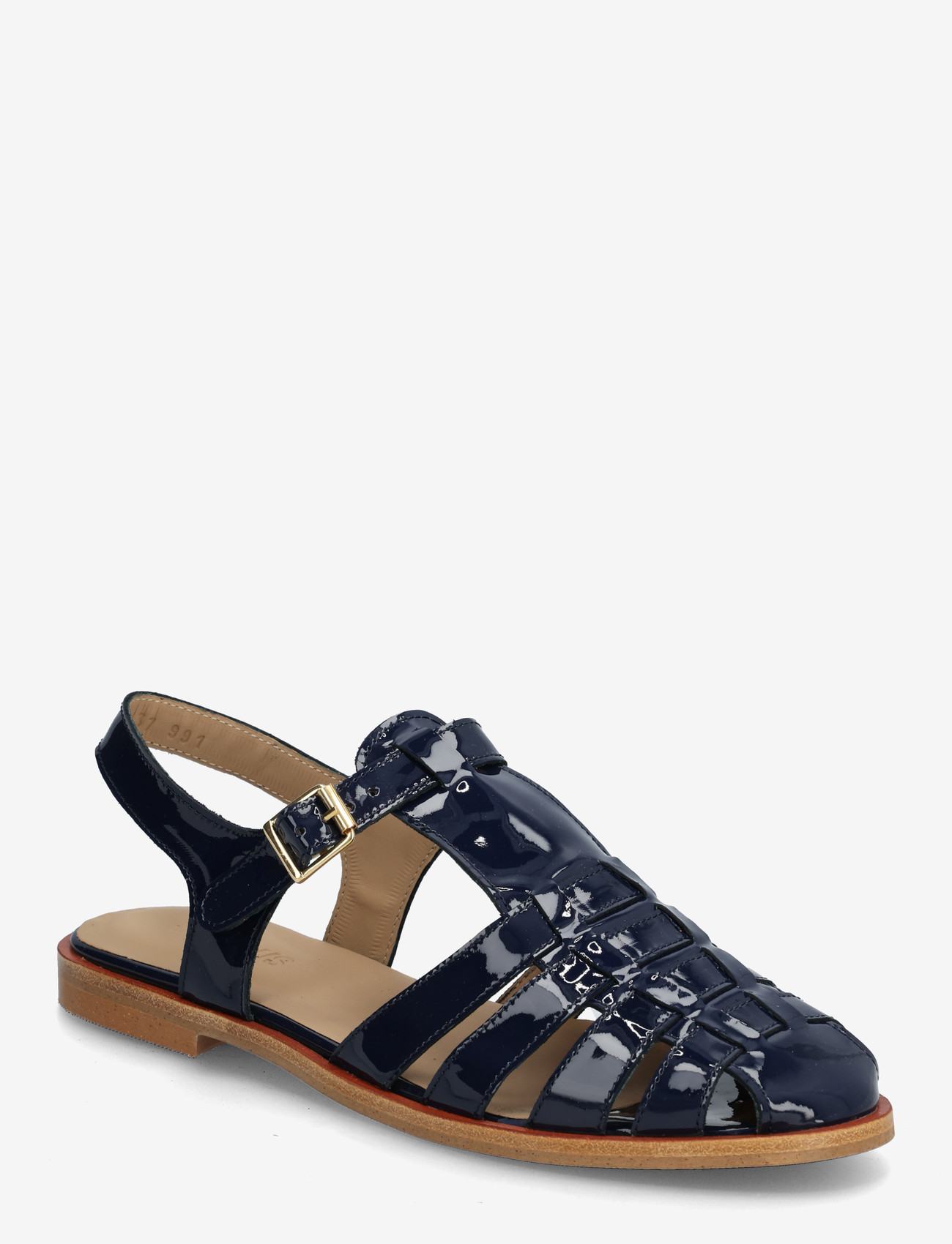 ANGULUS - Sandals - flat  - closed toe - op - gladiatorsandaler - 4602 navy - 0