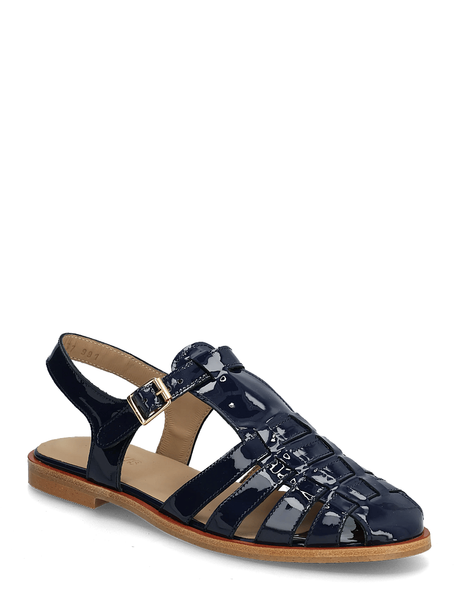 ANGULUS - Sandals - flat - closed toe - op - sandały gladiatorki - 4602 navy - 0
