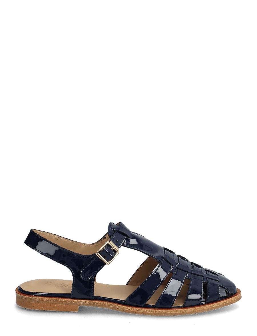 ANGULUS - Sandals - flat - closed toe - op - sandały gladiatorki - 4602 navy - 1