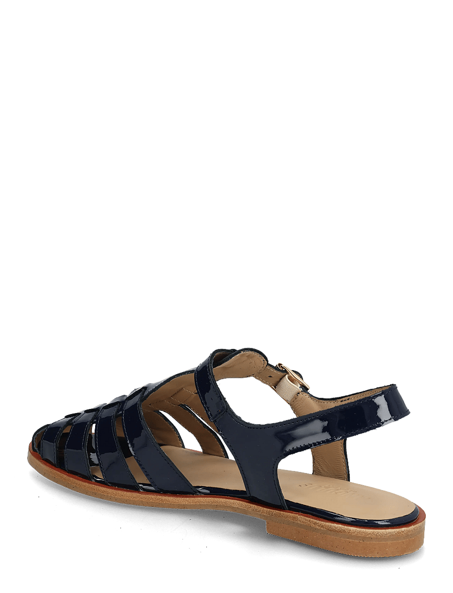 ANGULUS - Sandals - flat - closed toe - op - sandały gladiatorki - 4602 navy - 2