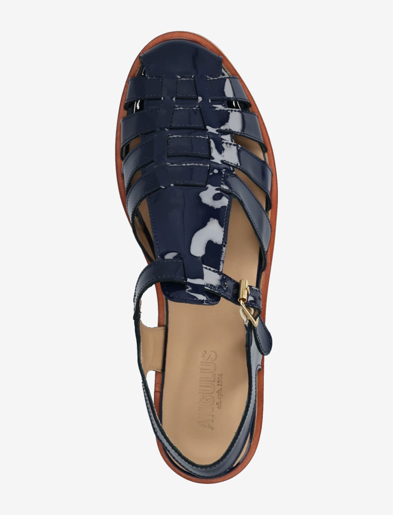 ANGULUS - Sandals - flat  - closed toe - op - gladiatorsandaler - 4602 navy - 3
