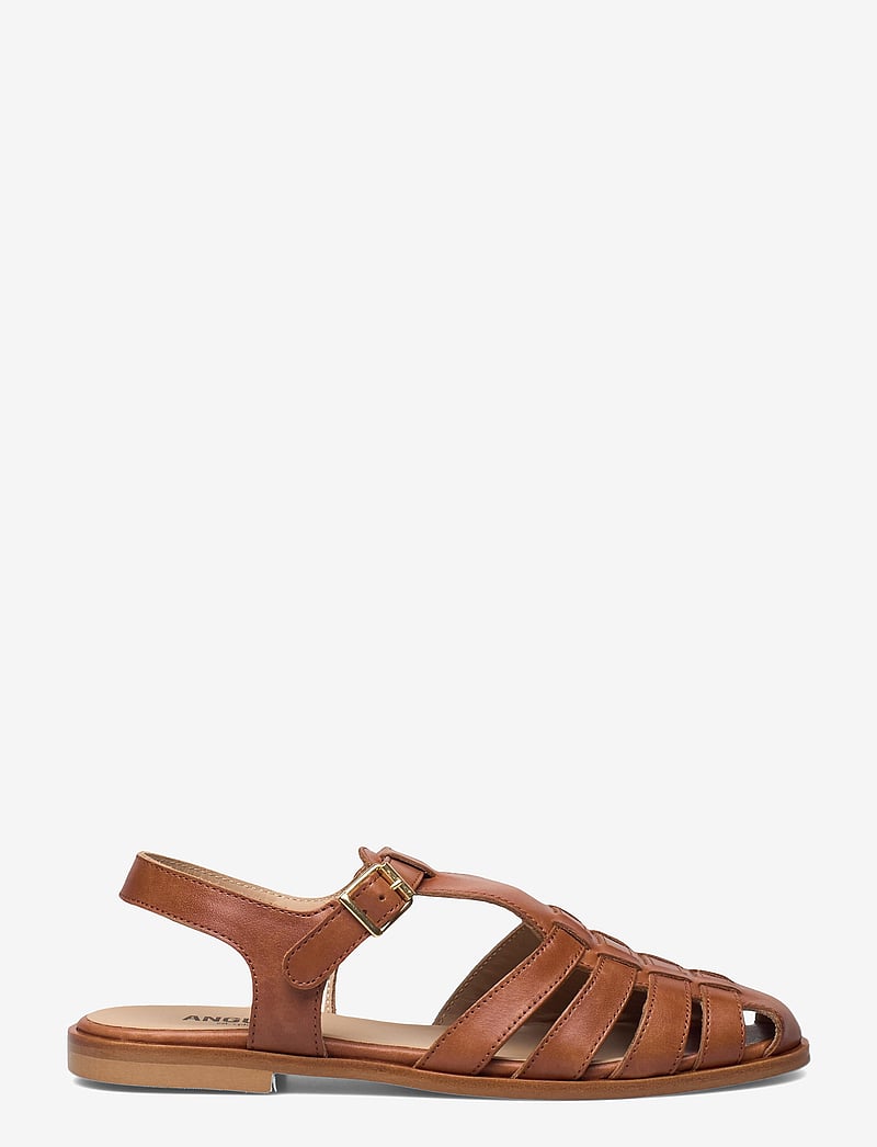ANGULUS - Sandals - flat - closed toe - op - gladiator sandals - 1789 tan - 1