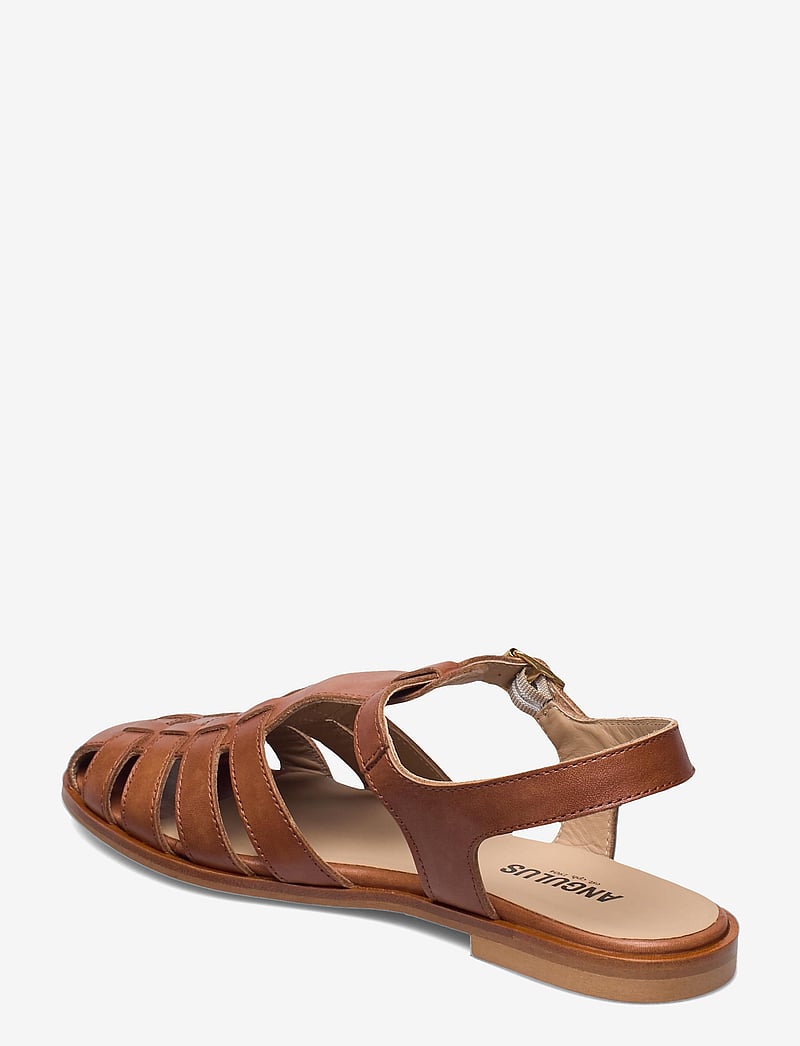 ANGULUS - Sandals - flat - closed toe - op - gladiator sandals - 1789 tan - 2