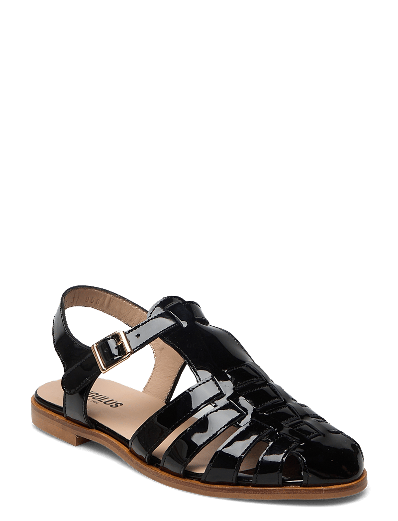 ANGULUS - Sandals - flat - closed toe - op - platta sandaler - 2320 black - 0