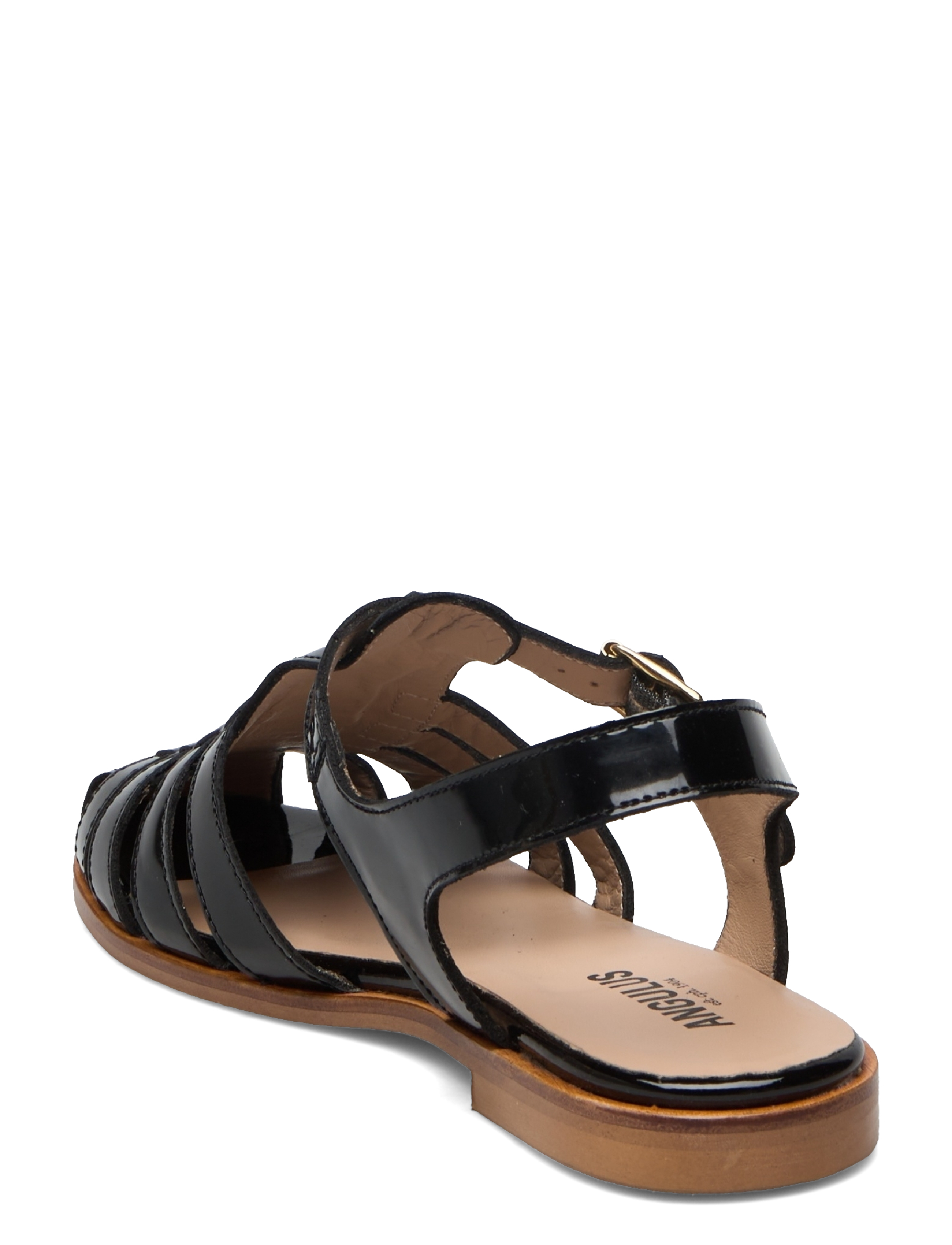 ANGULUS - Sandals - flat - closed toe - op - 2320 black - 2