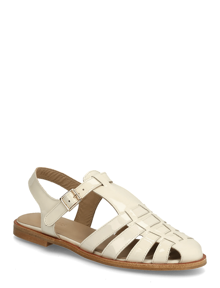 ANGULUS - Sandals - flat - closed toe - op - gladiator sandals - 2362 buttermilk - 0